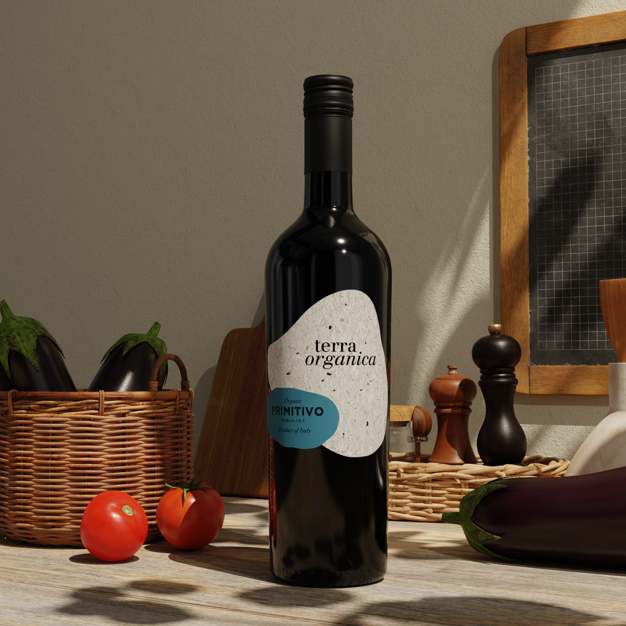 Organic Primitivo Red Wine 75cl